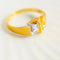 Bague 55 Lapponia Amalthea - Bague en or jaune 18 carats et diamant 58 Facettes HJ062608