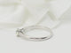 Bague 53 Bague solitaire en or blanc et diamants 58 Facettes 30920