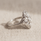Bague 52 Art déco - Bague ancienne en or blanc 750 et diamants 58 Facettes HJ062605