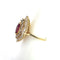 Bague 53 Bague vintage en or 14K avec rubis et diamants 58 Facettes