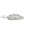 Pendentif Pendentif cœur Art déco en platine et diamants 58 Facettes
