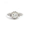 Bague 53 Rosetta - Bague de fiançailles en or blanc 14k et diamant 58 Facettes