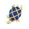 Broche Broche tortue en or 18 carats, émail, diamants et rubis 58 Facettes