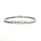 Bracelet Bracelet tennis en platine et diamants taille ronde 58 Facettes