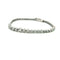 Bracelet Bracelet tennis en platine et diamants taille ronde 58 Facettes