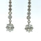 Boucles d'oreilles Art déco - Boucles d'oreilles pendantes en platine et diamants 58 Facettes