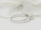 Bague 54 Solitaire - Bague en or blanc et diamants 58 Facettes 24474