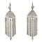 Boucles d'oreilles Art déco - Boucles d'oreilles chandelier en platine et diamants 58 Facettes