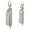 Boucles d'oreilles Art déco - Boucles d'oreilles chandelier en platine et diamants 58 Facettes