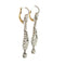 Boucles d'oreilles Art déco - Boucles d'oreilles en platine, or et diamants taille rose 58 Facettes