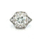 Bague 53 Art déco - Bague en platine et diamant 58 Facettes