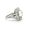 Bague 53 Art déco - Bague en platine et diamant 58 Facettes