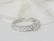 Bague 51 Bague solitaire en or blanc avec diamants, 0,28 ct 58 Facettes F4581