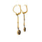 Boucles d'oreilles Boucles d'oreilles pendantes victoriennes en or 18 ct, platine et diamants 58 Facettes