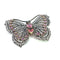 Broche Broche papillon en argent et or, diamants et tourmalines 58 Facettes
