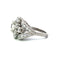 Bague 46 Bague rétro en platine et diamants 58 Facettes