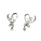 Boucles d'oreilles Boucles d'oreilles pendantes 1950 en platine, perles et diamants 58 Facettes