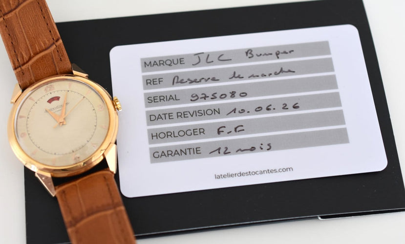 Montre Jaeger-LeCoultre Power Reserve - Montre en or rose 18 carats 58 Facettes JLC-1000