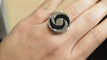 Bague 54 Bvlgari Yin Yang - Bague en or blanc et onyx 58 Facettes 30092