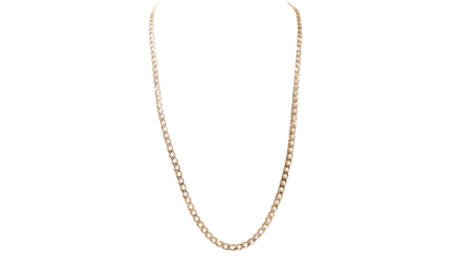 Collier Collier maille fantaisie en or jaune 18 kt 58 Facettes 31084