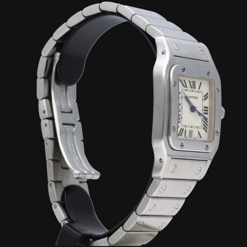 Montre Cartier Santos Galbée - Montre en acier 58 Facettes MT47317