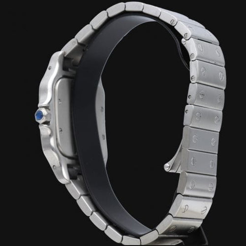 Montre Cartier Santos Galbée - Montre en acier 58 Facettes MT47317