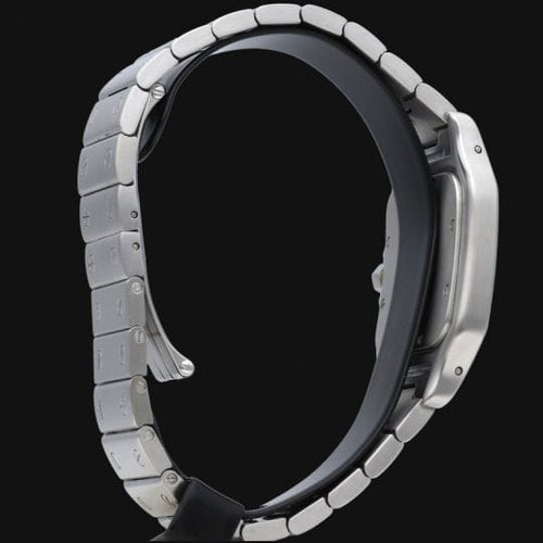 Montre Cartier Santos Galbée - Montre en acier 58 Facettes MT47317