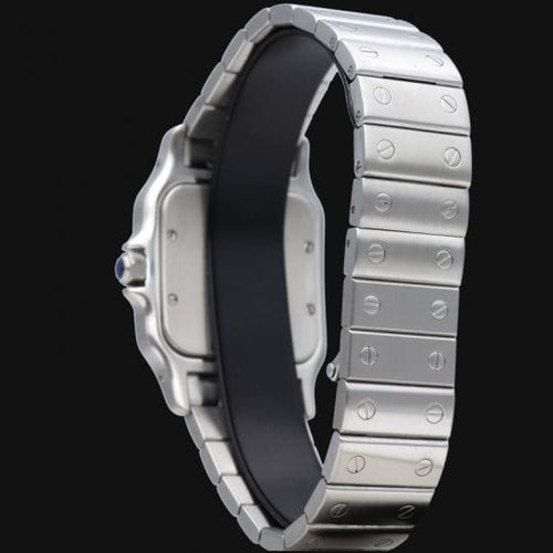 Montre Cartier Santos Galbée - Montre en acier 58 Facettes MT47317