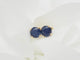 Boucles d'oreilles Puces d'oreilles en or jaune et saphirs 58 Facettes BOSaph