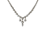 Collier Collier rivière ancien en or rose, or jaune, argent et diamants 58 Facettes