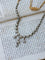 Collier Collier rivière ancien en or, argent et diamants 58 Facettes