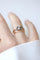 Bague 57 Toi et Moi - Bague en or jaune, platine et diamants 58 Facettes