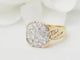 Bague 51 Bague en or jaune et diamants 58 Facettes 33400