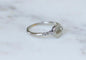 Bague 57 Bague ancienne - Couronne de comte en platine et diamants 58 Facettes