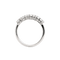 Bague 53 Teide - Bague en or blanc 18K et diamants fancy cut 58 Facettes GBR1040WG