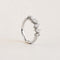 Bague 53 Teide - Bague en or blanc 18K et diamants fancy cut 58 Facettes GBR1040WG