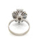 Bague 56 Bague vintage 1960 en or blanc, diamant poire 1,70 ct et saphirs 58 Facettes Bague-0034
