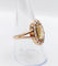 Bague 60 Bague antique en or rose 18k, citrine et diamants 58 Facettes A07441