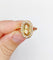 Bague 60 Bague antique en or rose 18k, citrine et diamants 58 Facettes A07441