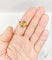 Bague 60 Bague antique en or rose 18k, citrine et diamants 58 Facettes A07441