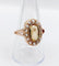 Bague 60 Bague antique en or rose 18k, citrine et diamants 58 Facettes A07441