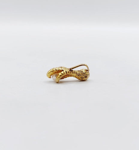 Pendentif Pendentif serre d'aigle en or 18k et perle 58 Facettes A07444