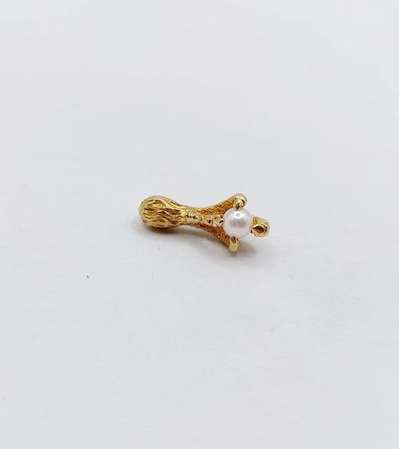 Pendentif Pendentif serre d'aigle en or 18k et perle 58 Facettes A07444