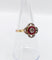 Bague 53 Bague cible Art déco en or 18K, diamants et rubis synthétiques 58 Facettes A07449