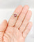 Bague 53 Bague cible Art déco en or 18K, diamants et rubis synthétiques 58 Facettes A07449