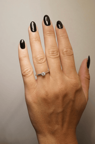 Bague 50 Cartier 1895 - Bague solitaire en platine et diamant 58 Facettes Cartier 021