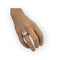 Bague 54 Bague en or blanc avec aigue-marine et diamants 58 Facettes 149070173