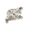 Broche Belle Époque - Broche fleur en platine et diamants 58 Facettes