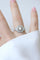 Bague 54.5 Art Déco - Bague octogonale en platine et diamants 58 Facettes