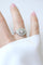 Bague Art Déco - Bague octogonale en platine et diamants 58 Facettes